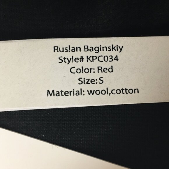 𝐑𝐔𝐒𝐋𝐀𝐍 𝐁𝐀𝐆𝐈𝐍𝐒𝐊𝐈𝐘 Red Wool Baker Boy Cap NEW WITH TAGS!! - Picture 9 of 16